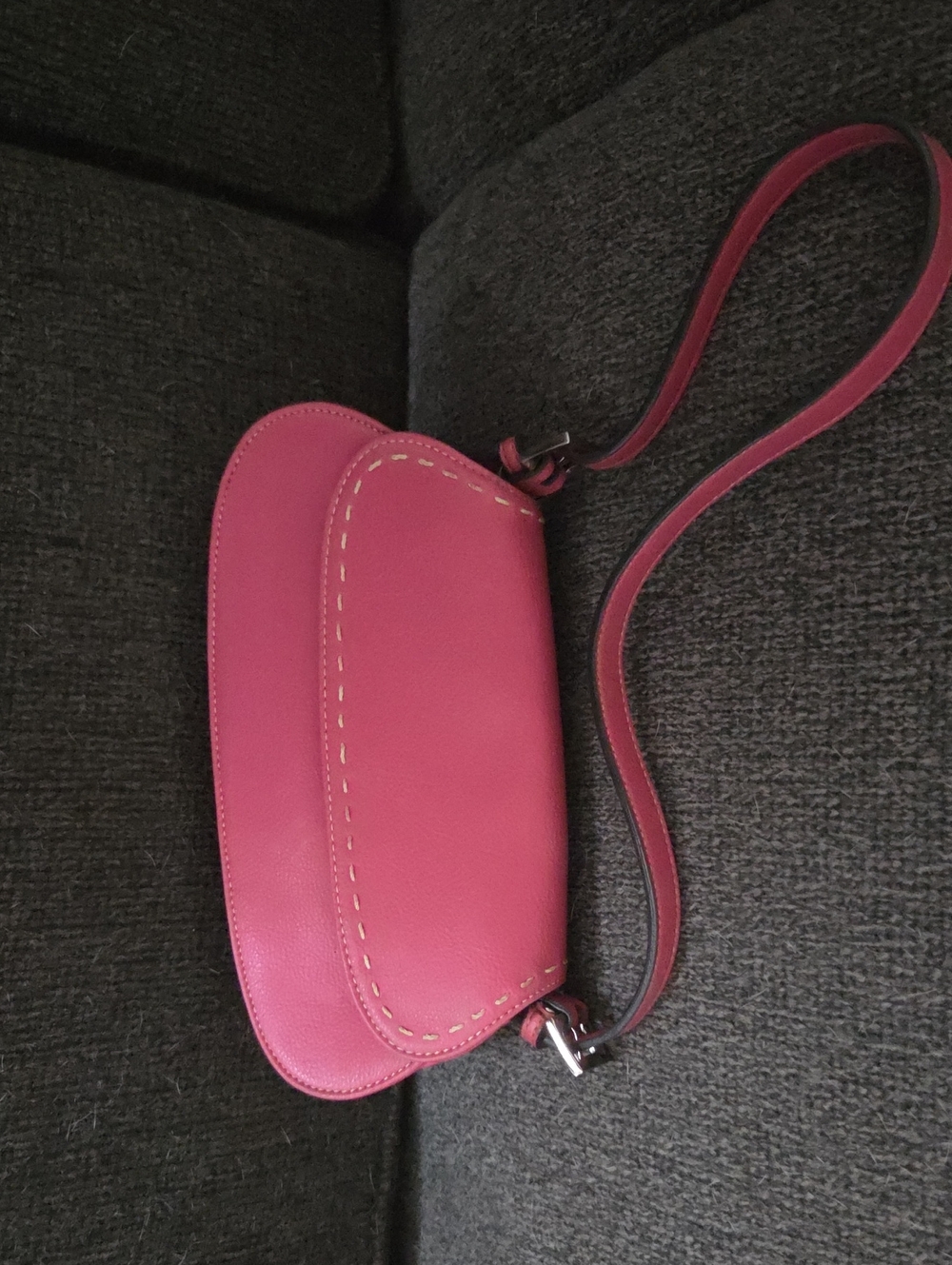 Liz Claiborne Women's Pink Leather Shoulder Bag